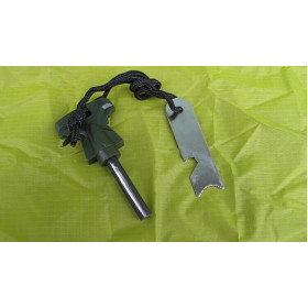 Butterfly typeOutdoor servival multi Magnesium fire starter with bottle opener UD06029